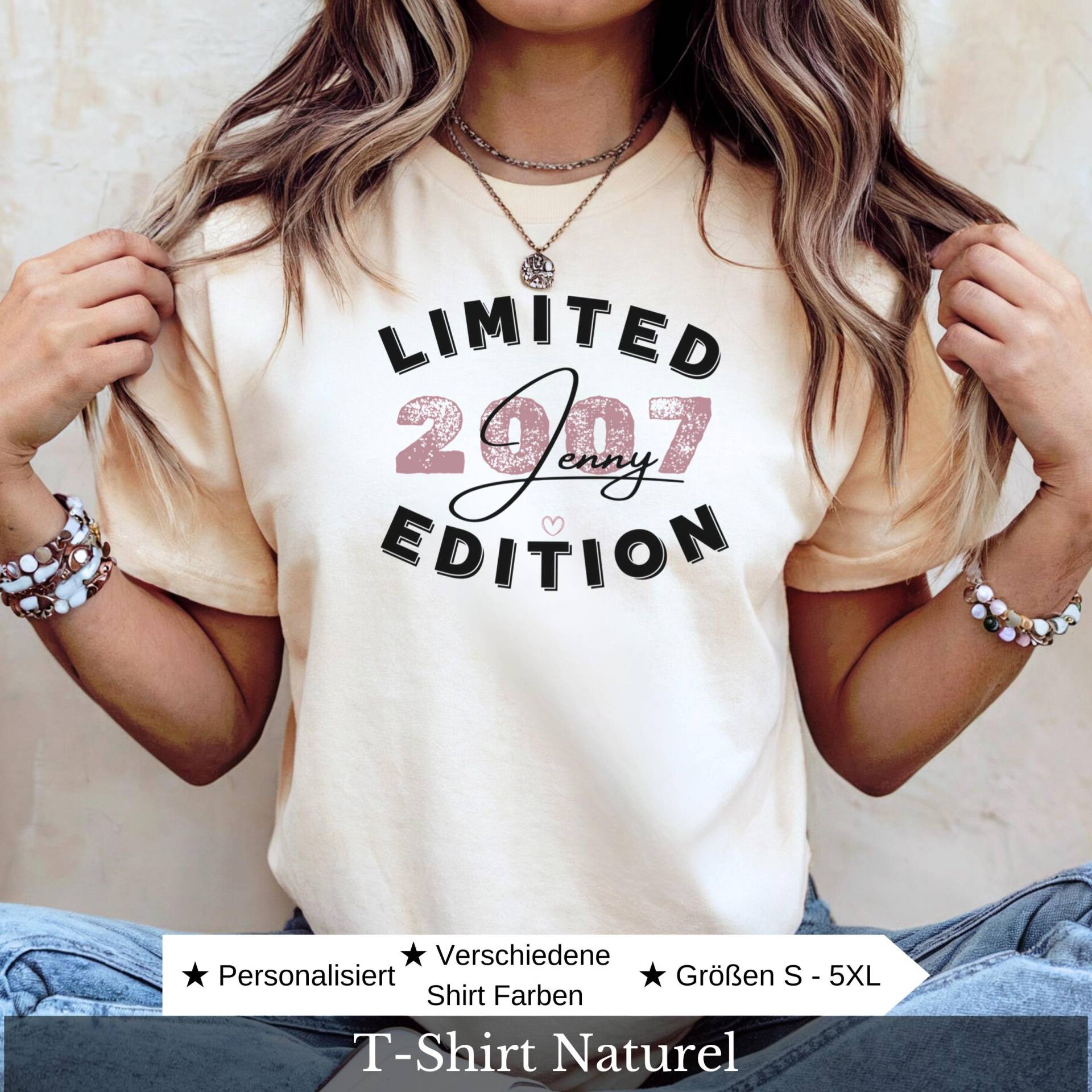 Personalisiertes 18 Geburtstag Mädchen Geschenk T-Shirt Tochter Patenkind Enkelin Originelles Geburtstagsshirt Frau Beste Freundin Kreativ Personalisiertes 18 Geburtstag Mädchen Geschenk T-Shirt Tochter Patenkind Enkelin Originelles Geburtstagsshirt Frau Beste Freundin Kreativ von CozyDaysDesign