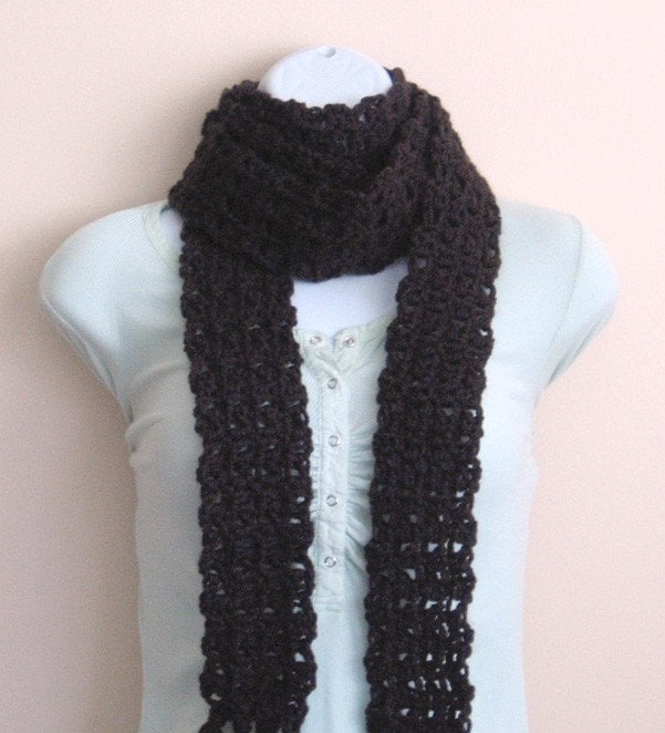 Dark Chocolate Delight Schal Dark Chocolate Delight Schal von CozyGirlDesigns