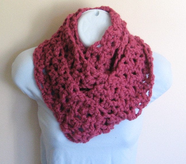 Himbeer Sorbet Schlauchschal/Schlauchschal von CozyGirlDesigns