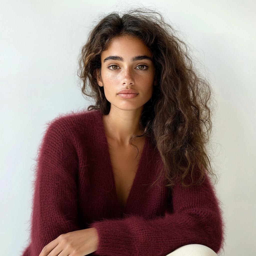 Mohair Strickjacke, Cardigan, Jacke Handgestrickt Handmade One Size von CozyPaula