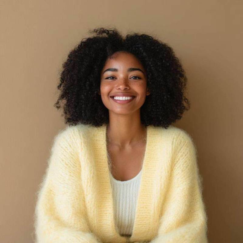 Mohair Strickjacke, Cardigan, Jacke Handgestrickt Handmade One Size von CozyPaula