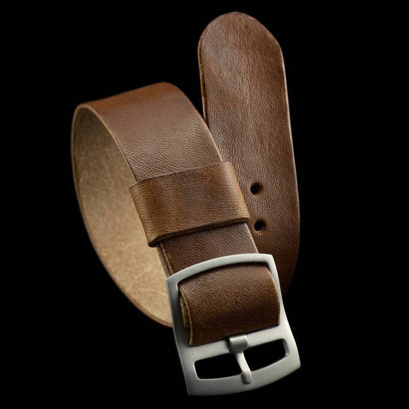 Handgefertigtes Vintage 402 Lederarmband Für Uhren | Perlon Style, Italienisch | Veg Gegerbt Handgefertigtes Vintage 402 Lederarmband Für Uhren | Perlon Style, Italienisch | Veg Gegerbt von CozySG