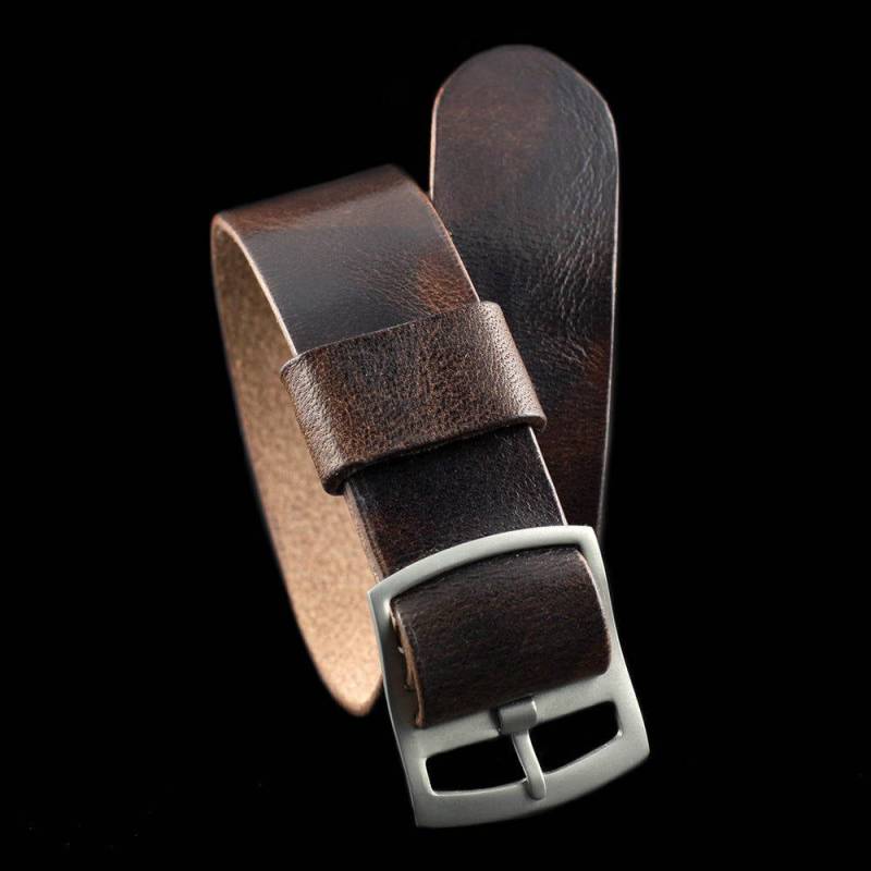 Handgemachtes Militär 103 Camouflage Leder Uhrenarmband | Perlon Style, Italienisch | Veg Gegerbt Handgemachtes Militär 103 Camouflage Leder Uhrenarmband | Perlon Style, Italienisch | Veg Gegerbt von CozySG