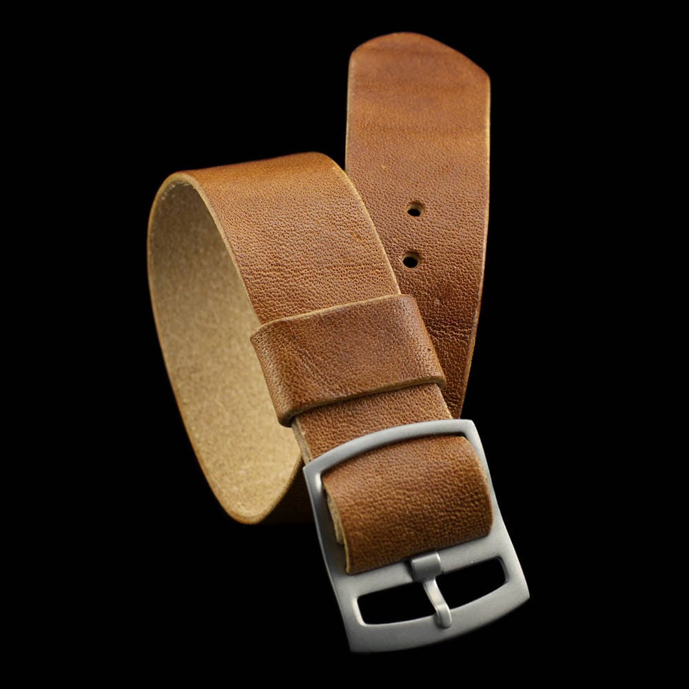 Handgemachtes Vintage 401 Lederarmband Für Uhren | Perlon Style, Italienisch | Veg Gegerbt Handgemachtes Vintage 401 Lederarmband Für Uhren | Perlon Style, Italienisch | Veg Gegerbt von CozySG