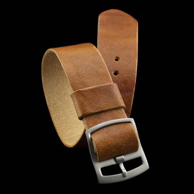 Handgemachtes Vintage 401 Lederarmband Für Uhren | Perlon Style, Italienisch | Veg Gegerbt Handgemachtes Vintage 401 Lederarmband Für Uhren | Perlon Style, Italienisch | Veg Gegerbt von CozySG