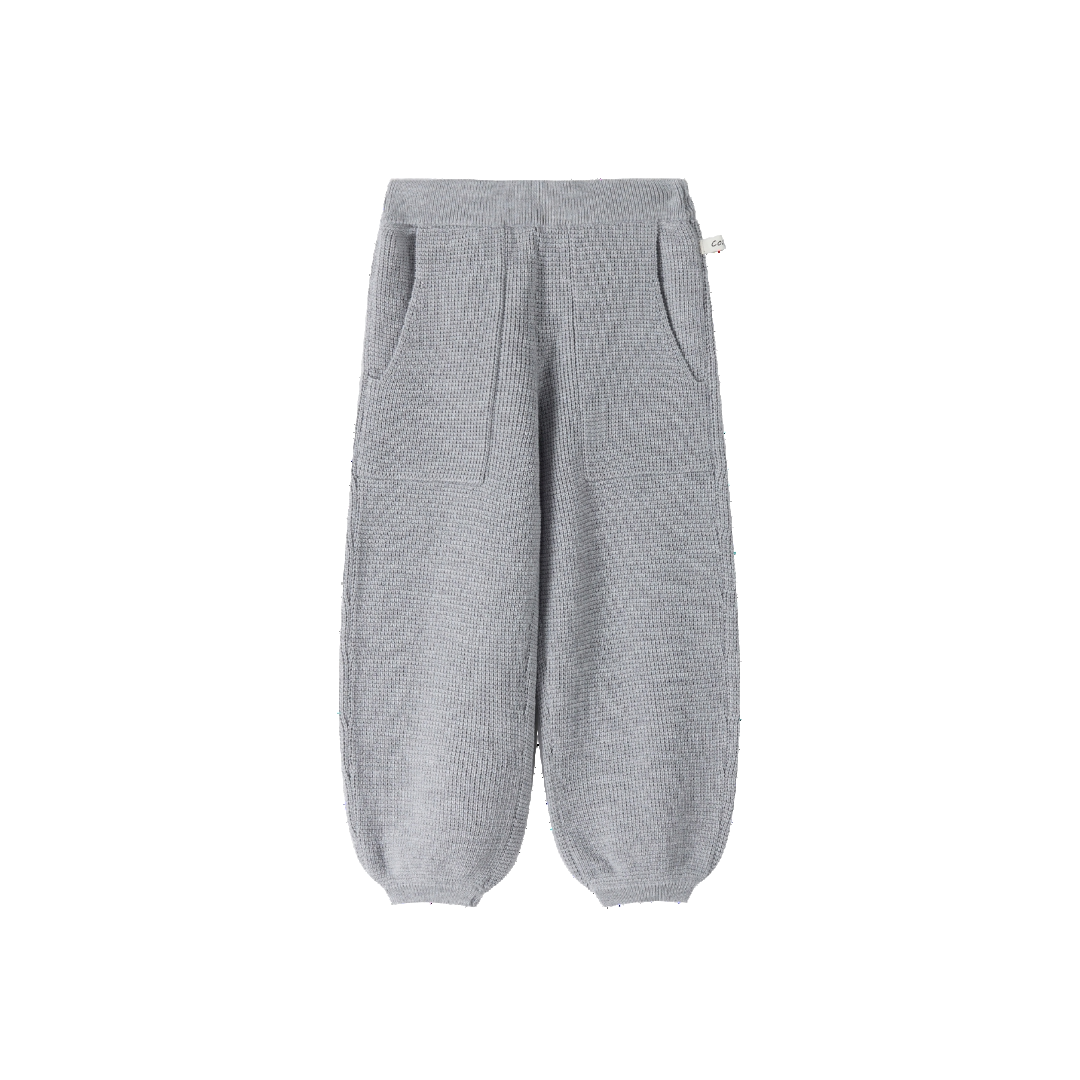 CozyU | Basic Wool Track Pants with Pockets | Kid's Cloud Grey Baby Knitwear CozyU | Basic Wool Track Pants with Pockets | Kid's Cloud Grey Baby Knitwear von CozyU
