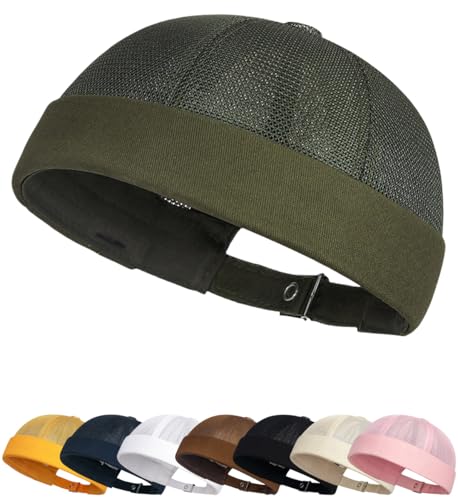Beanie Mütze Haube Docker Style Trawler Frühling Herbst Winter weich & leicht Damen Dockercap Cap Ohne Schirm Casual Seemannsmütze Adjustable Hafenmütze Beanie Mütze Haube Docker Style Trawler Frühling Herbst Winter weich & leicht Damen Dockercap Cap Ohne Schirm Casual Seemannsmütze Adjustable Hafenmütze von Cozyan