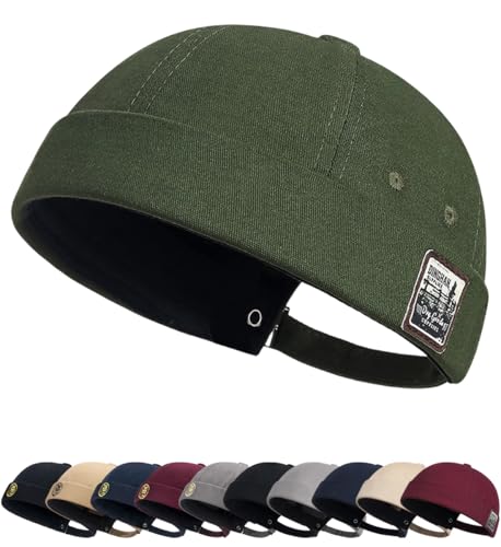 Cotton Docker Cap Seemannsmütze Hafenmütze Original Dockermütze Herren Sommer Brimless Hat Kopfbedeckung Hafenarbeiter Mütze Rollrandmütze Unisex Dockercap Hafenmütze Cotton Docker Cap Seemannsmütze Hafenmütze Original Dockermütze Herren Sommer Brimless Hat Kopfbedeckung Hafenarbeiter Mütze Rollrandmütze Unisex Dockercap Hafenmütze von Cozyan