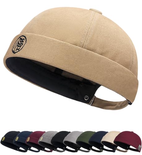 Cotton Docker Cap Seemannsmütze Hafenmütze Original Dockermütze Herren Sommer Brimless Hat Kopfbedeckung Hafenarbeiter Mütze Rollrandmütze Unisex Dockercap Hafenmütze Cotton Docker Cap Seemannsmütze Hafenmütze Original Dockermütze Herren Sommer Brimless Hat Kopfbedeckung Hafenarbeiter Mütze Rollrandmütze Unisex Dockercap Hafenmütze von Cozyan