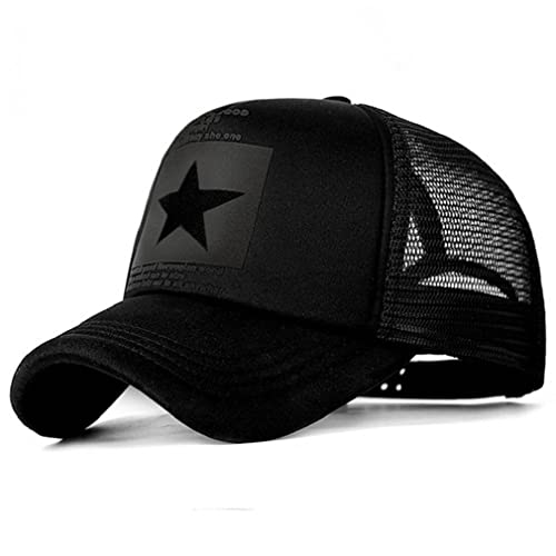 Cozyan Baseball Cap Herren Damen Basecap Verstellbare Kappe Caps für Männer Frauen Baseball Cap Herren Damen Plain Baumwolle Hut (Schwarz) von Cozyan