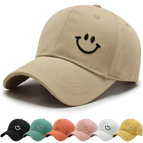 Cozyan Baseball Cap Unisex Outdoor Baseball Cap Herren Damen Unisex Kappe Verstellbar Baseboard Baseballkappe Mütze Outdoor Baseballkappe (Khaki) von Cozyan
