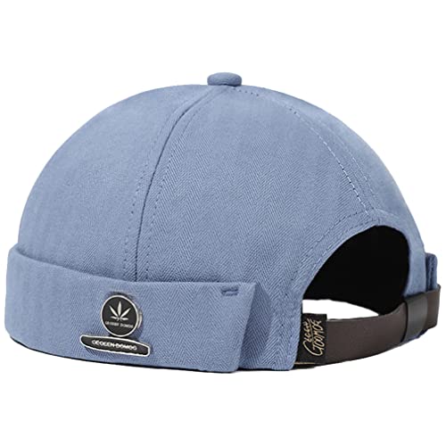 Cozyan Baumwolle Docker Cap Herren Damen Seemannsmütze Hafenmütze Mütze Hafenarbeiter Mütze Dockermütze Herren Rollrandmütze Unisex Dockercap Hafenmütze von Cozyan
