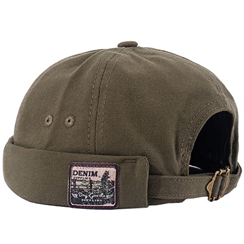 Cozyan Baumwolle Docker Cap Herren Damen Seemannsmütze Hafenmütze Mütze Hafenarbeiter Mütze Dockermütze Herren Rollrandmütze Unisex Dockercap Hafenmütze von Cozyan