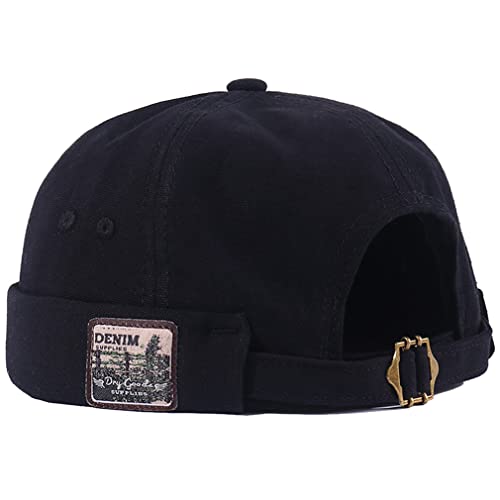 Cozyan Baumwolle Docker Cap Herren Damen Seemannsmütze Hafenmütze Mütze Hafenarbeiter Mütze Dockermütze Herren Rollrandmütze Unisex Dockercap Hafenmütze von Cozyan