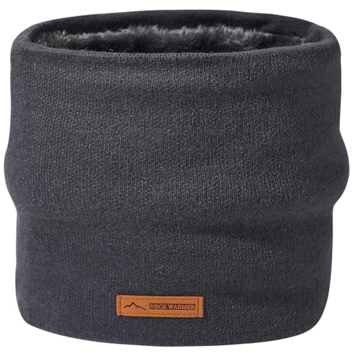 Cozyan Schal Herren Winter Winter Halsschlauch Ski Schlauchschal Halstuch Halswärmer Gesichtsschal Winter Schlauchschal Loop Schal Rundschal Halswärmer Gefüttert Weichem Thermo von Cozyan
