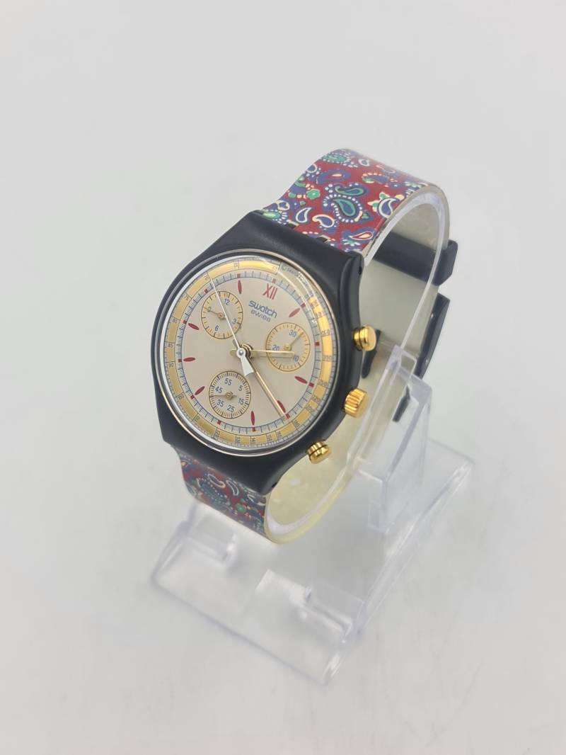 Vintage 1992 Swatch "Award' Chrono Uhr Scb108, Swiss Made von CozycatVintageShop