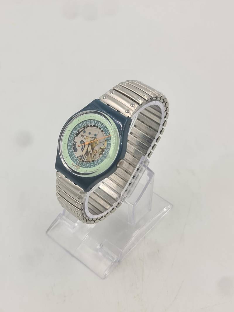 Vintage 1992 Swatch "Watch Steel Lite' Gg404 1990Er Jahre Schweizer Uhr von CozycatVintageShop