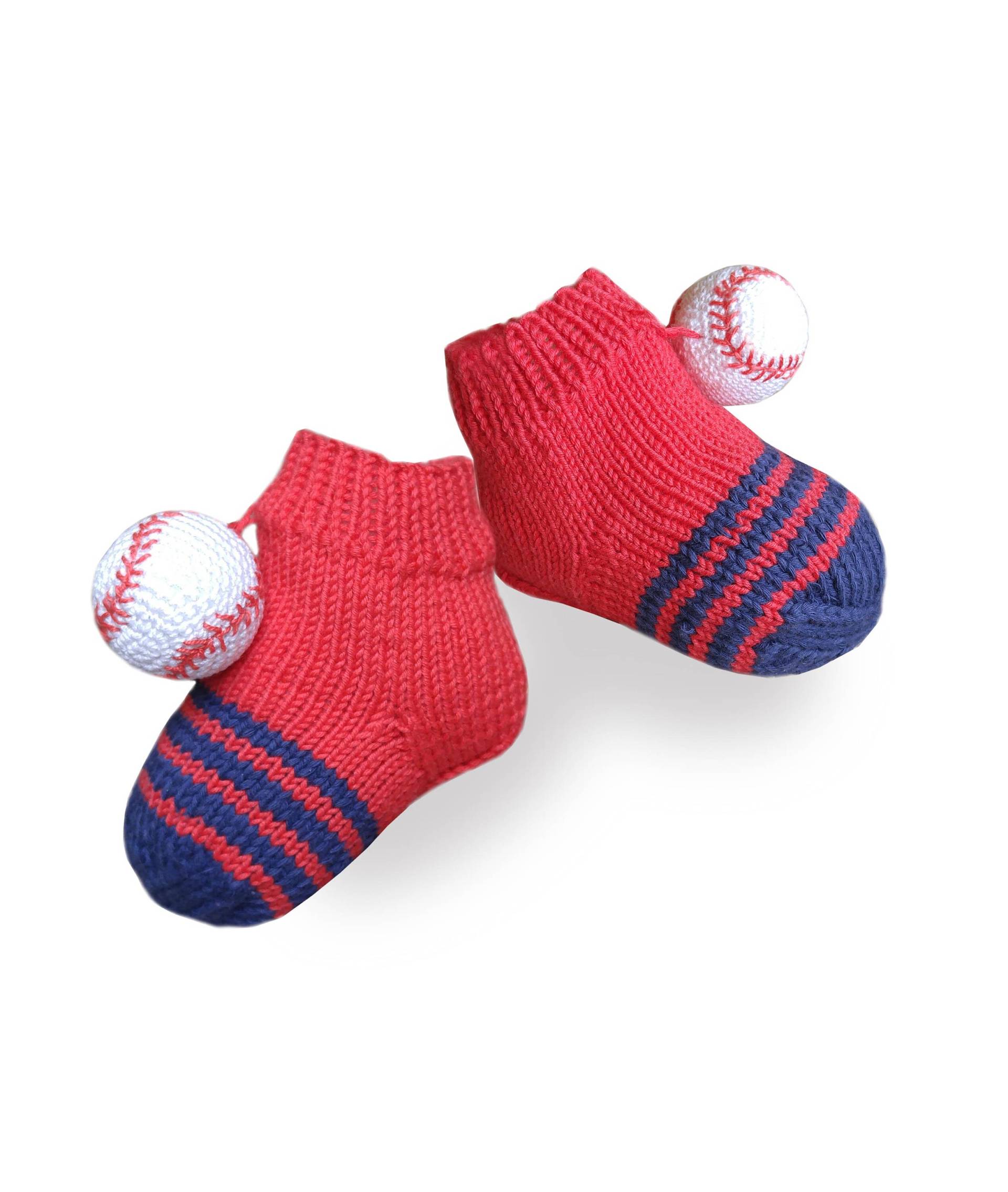 Baby Socken Weiche Babyschuhe Baseball von Cozychic99