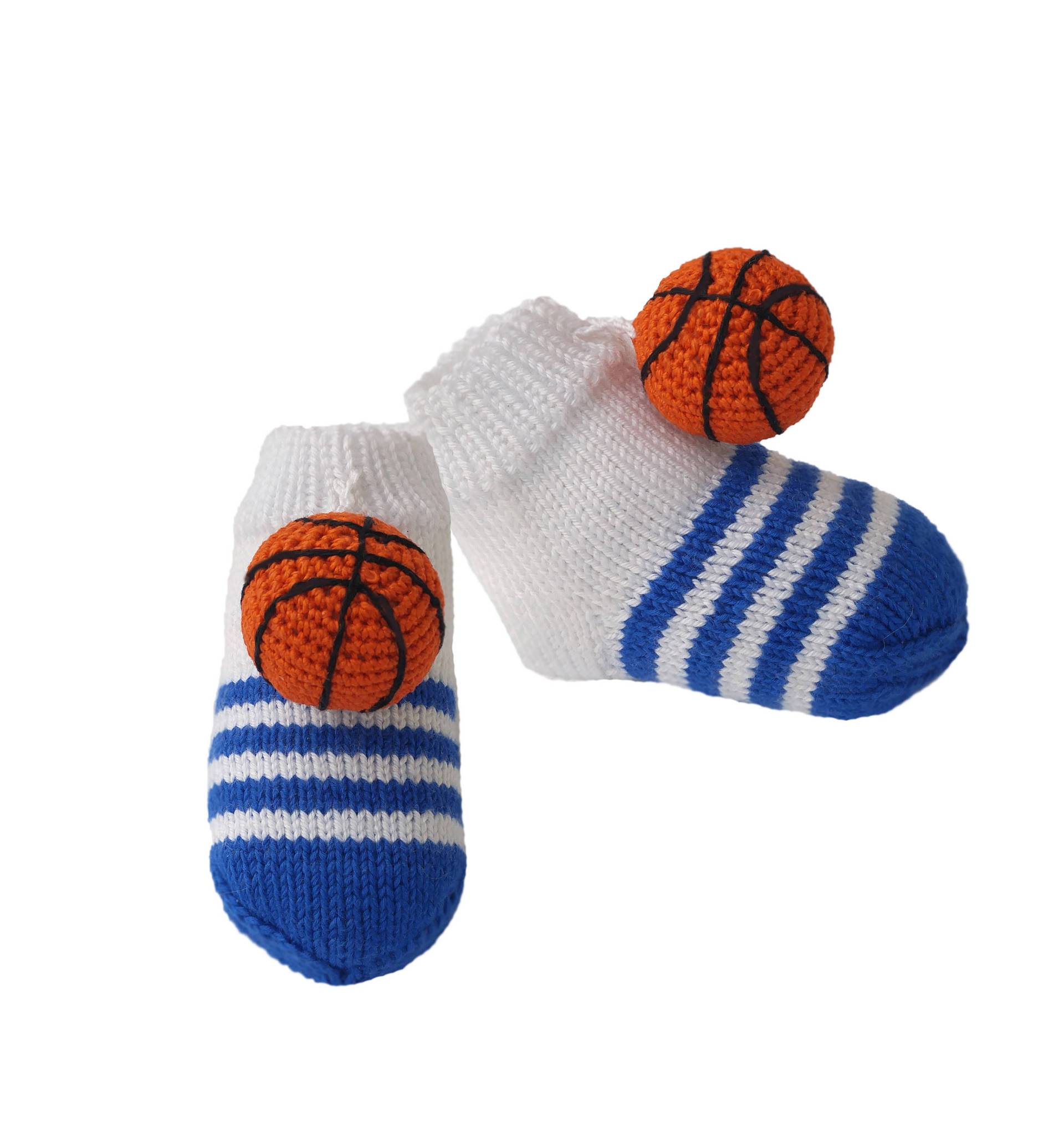 Babysocken Soft Handgestrickte Basketball Socken Booties von Cozychic99
