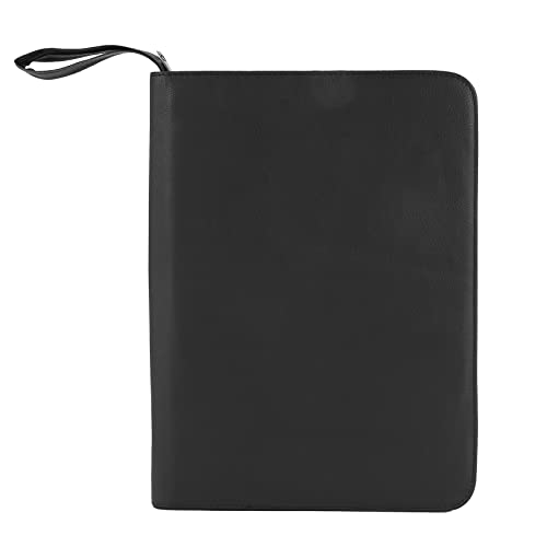 Cpolebev 1 StüCk Schwarz FüLl Halter Farbe PU Leder Aufbewahrungs Koffer Halter für 48 Stifte von Cpolebev