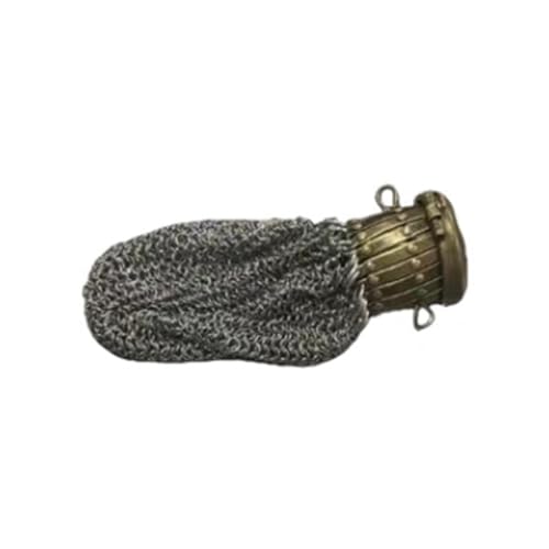Cpolebev Handgefertigtes Englisches Münzgeldbörse Aus Den 1920er Jahren, Viktorianisches Silbernes Tornetz-Geldbörsen-Set mit Drehdeckel, Viktorianisches Münztäschchen Aus Sterlingsilber A von Cpolebev