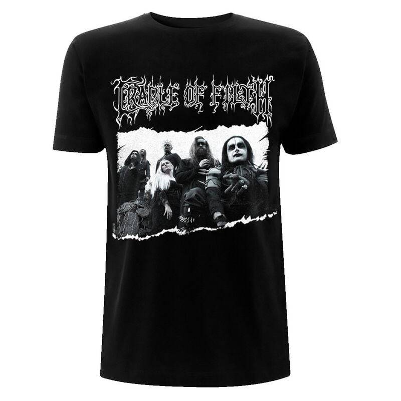 Cradle Of Filth Black And White T-Shirt schwarz in M von Cradle Of Filth
