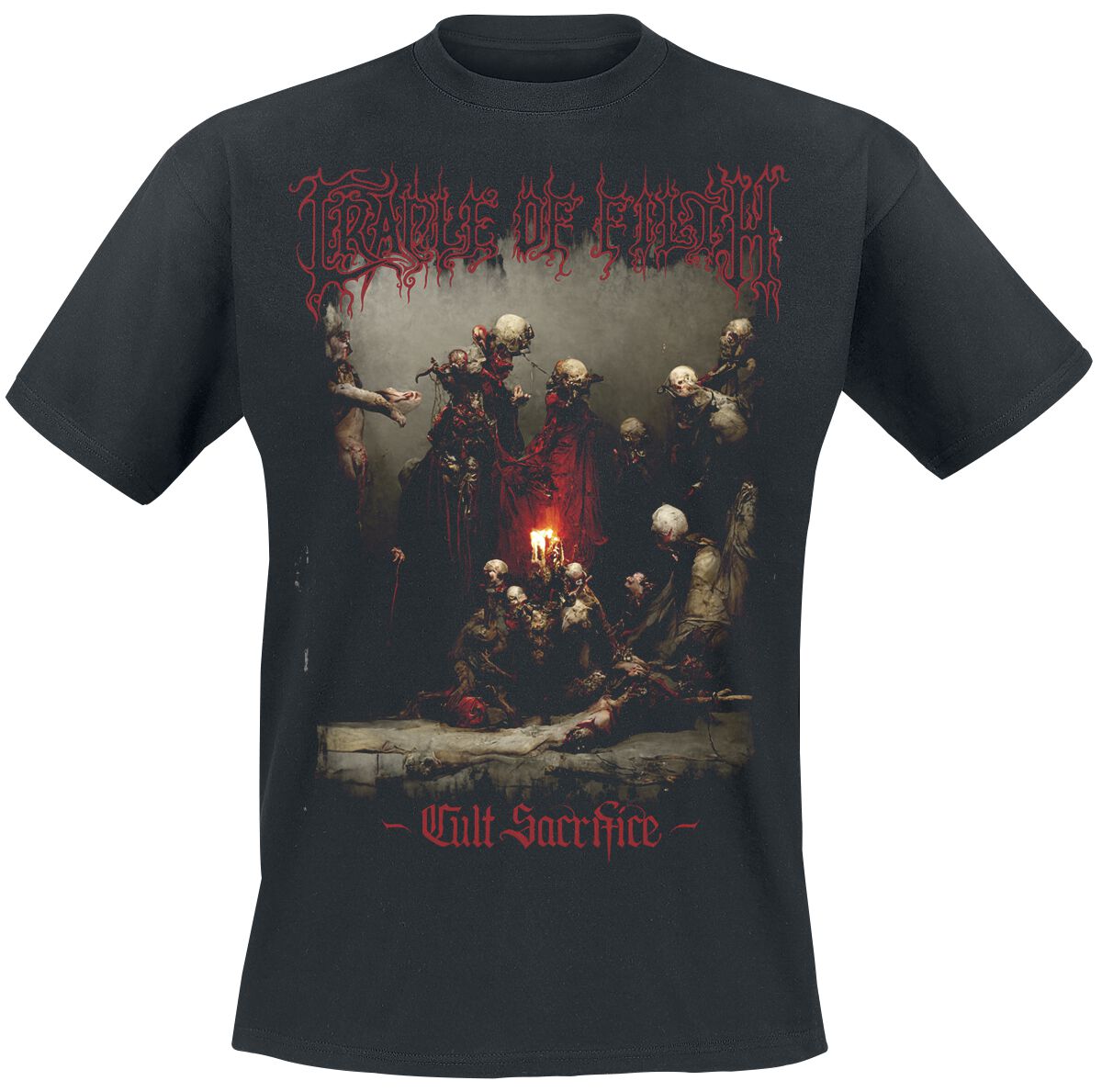 Cradle Of Filth Cult Sacrifice T-Shirt schwarz in S von Cradle Of Filth