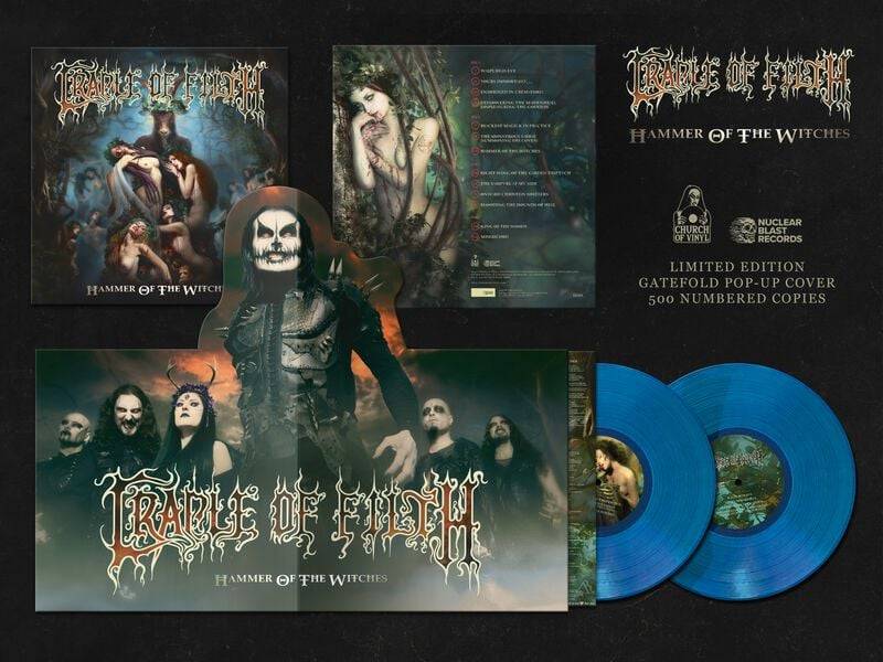 Cradle Of Filth Hammer of the witches LP multicolor von Cradle Of Filth