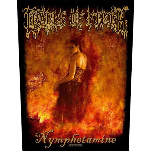 Cradle Of Filth RÜCKENAUFNÄHER BACKPATCH # 7 NYMPHETAMINE 36x29cm Flicken von CREADLE OF FILTH