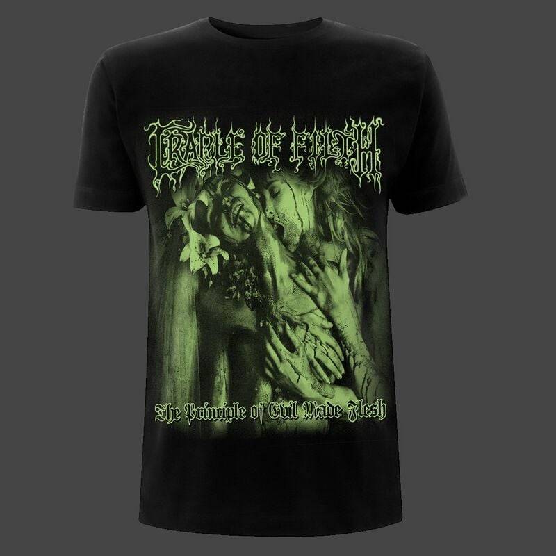 Cradle Of Filth T-Shirt - Principle Glow - S bis 5XL - für Männer - Größe 4XL - schwarz  - Lizenziertes Merchandise! von Cradle Of Filth