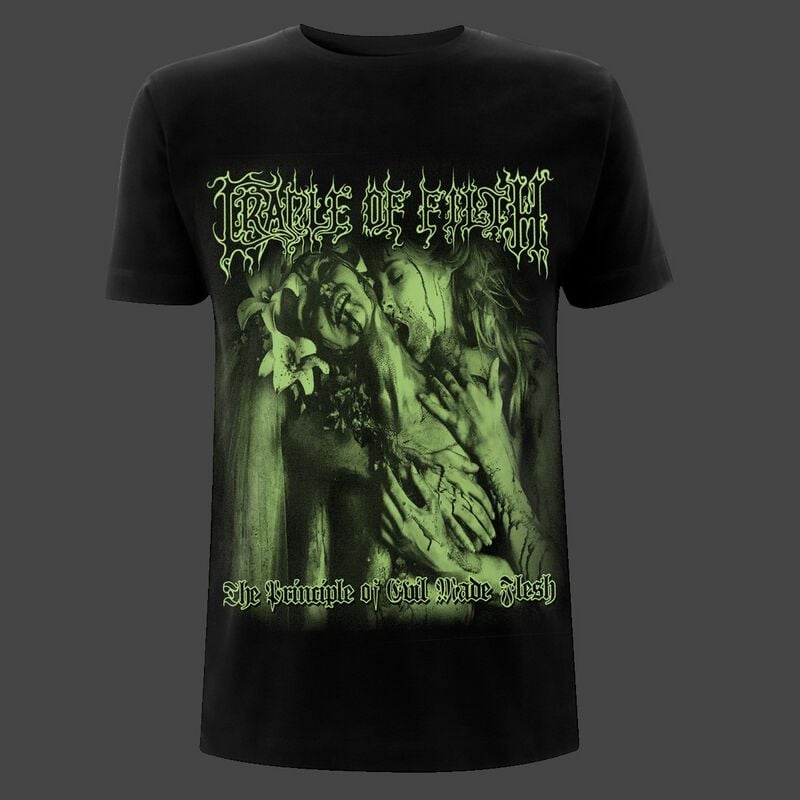 Cradle Of Filth T-Shirt - Principle Glow - S bis 5XL - für Männer - Größe XL - schwarz  - Lizenziertes Merchandise! von Cradle Of Filth