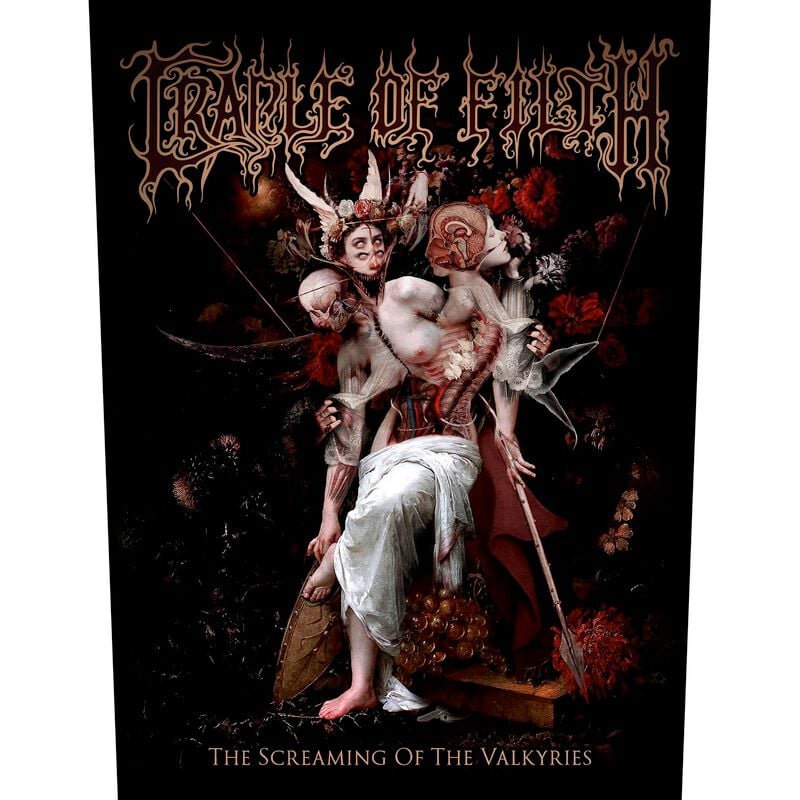 Cradle Of Filth The Screaming Of The Valkyries Backpatch multicolor von Cradle Of Filth