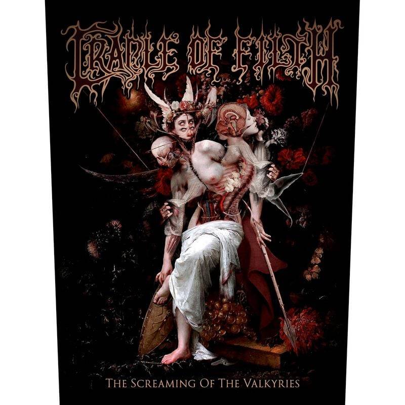 Cradle Of Filth The Screaming Of The Valkyries Backpatch multicolor von Cradle Of Filth