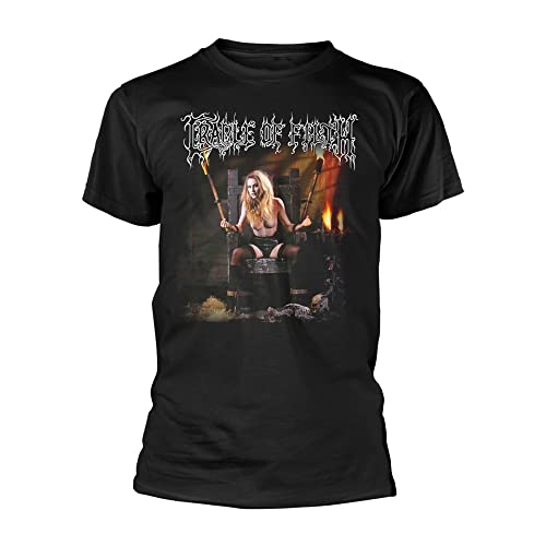 Cradle of Filth Herren Dead Girls T-Shirt Schwarz, Schwarz, M von Plastic Head