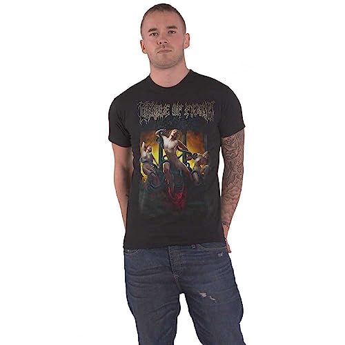 Cradle of Filth T Shirt Crawling King Chaos Band Logo Nue offiziell Herren von Cradle of Filth