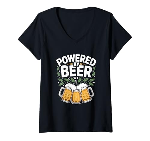 Damen Bereitgestellt von Beer Craft Brewery Fun T-Shirt mit V-Ausschnitt Damen Bereitgestellt von Beer Craft Brewery Fun T-Shirt mit V-Ausschnitt von Craft Beer Enthusiast Brewery Humor