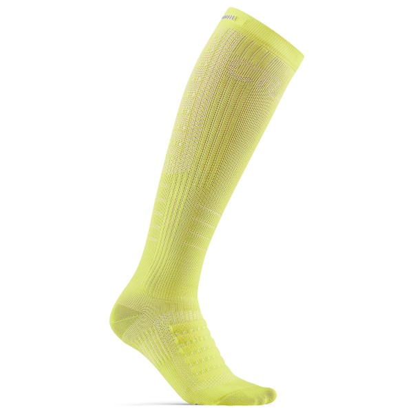 Craft - ADV Dry Compression Sock - Kompressionssocken Gr 37-39 gelb von Craft