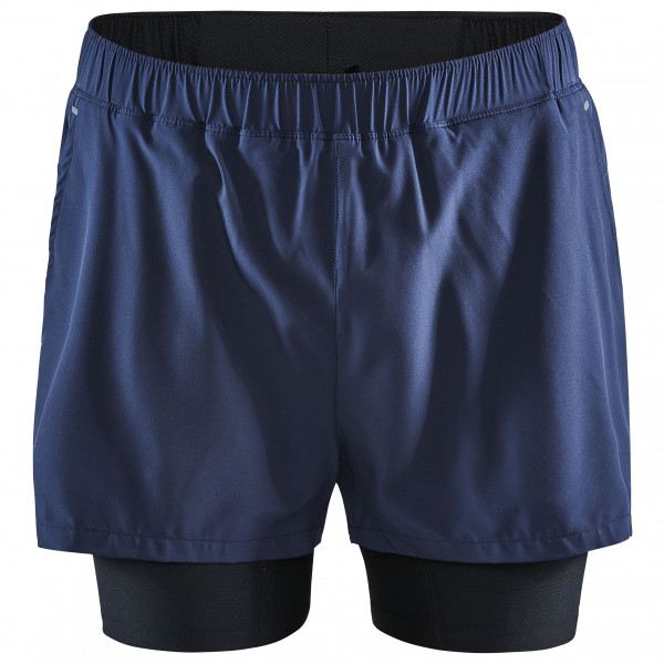 Craft - ADV Essence 2-in-1 Stretch Shorts - Laufshorts Gr S blau von Craft