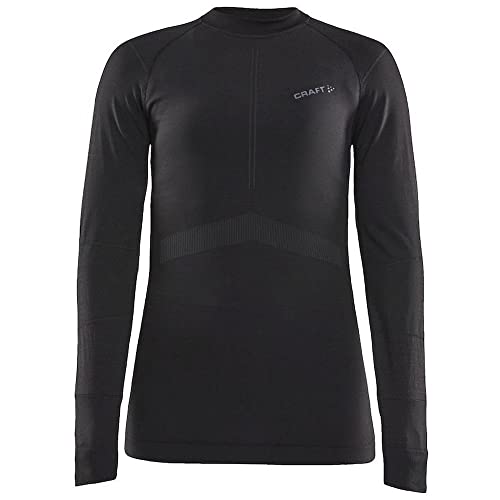 Craft Damen Active Intensity Cn Ls W Baselayer, Schwarz/Asphalt, S von Craft