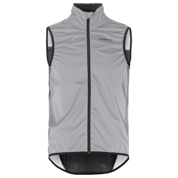 Craft - Adv Essence Lumen Wind Vest - Fahrradweste Gr S grau von Craft
