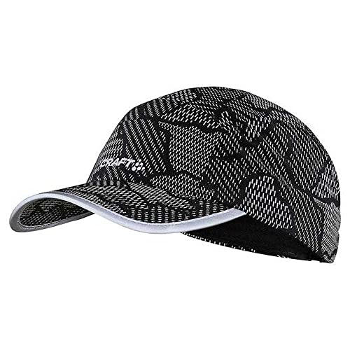 Craft CORE Essence Lumen Cap Black S/M | Basecap Damen und Herren | Laufcap Herren und Damen mit ergonomischer Form | Integriertes Schweißband | Größenverstellbar von Craft