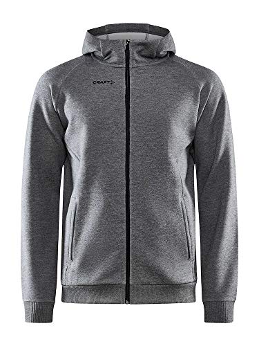 Craft CORE Soul Full Zip Hood M DK Grey Mela S von Craft