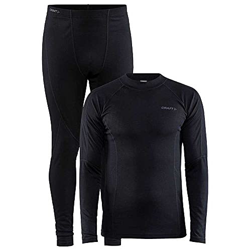 Craft CORE WARM Baselayer Set M Black L von Craft