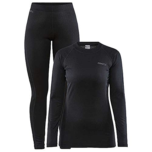 Craft CORE WARM Baselayer Set W Black S von Craft