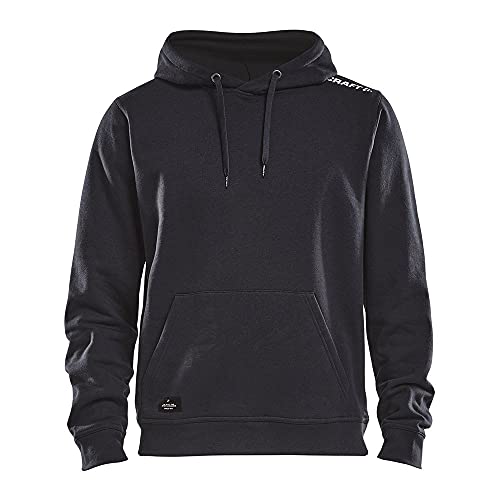 Craft Community Hoodie für Herren | Größe 3XL | Schwarz | Hoodie Herren | Sweatjacke Herren mit Kapuze | Kapuzenpullover | Sweatshirt | Mikrofaser-Baumwolle-Mix von Craft