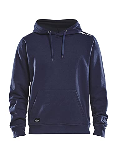 Craft Community Hoodie für Herren | Größe M | Navy | Hoodie Herren | Sweatjacke Herren mit Kapuze | Kapuzenpullover | Sweatshirt | Mikrofaser-Baumwolle-Mix von Craft