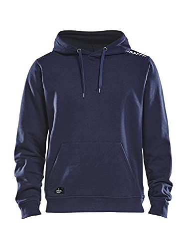 Craft Community Hoodie für Herren | Größe XXL | Navy | Hoodie Herren | Sweatjacke Herren mit Kapuze | Kapuzenpullover | Sweatshirt | Mikrofaser-Baumwolle-Mix von Craft