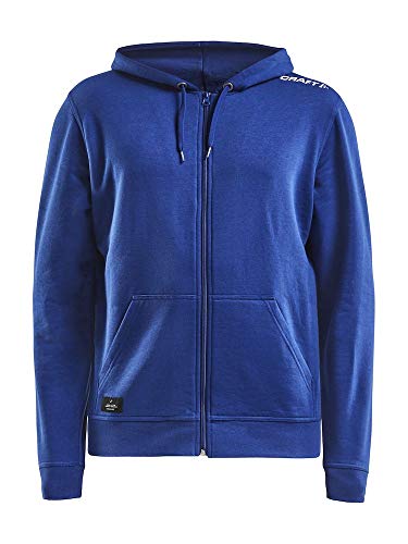 Craft Community Hoodie mit Zipper für Herren | Größe M | Cobalt | Hoodie mit Reißverschluss | Sweatjacke Herren mit Kapuze | Kapuzenpullover | Sweatshirt | Mikrofaser-Baumwolle-Mix von Craft