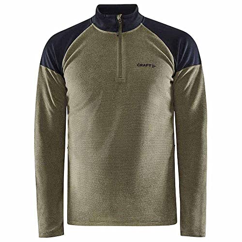 Craft Core Edge Thermo Midlayer Herren oliv/schwarz von Craft