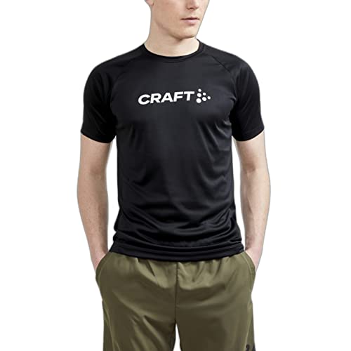 Craft Core Unify Logo T-Shirt Herren schwarz von Craft